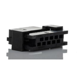 2 pcs - Molex Milli-Grid Series Straight Through Hole Mount PCB Socket, 10-Contact, 2-Row, 2mm Pitch, IDC Termination