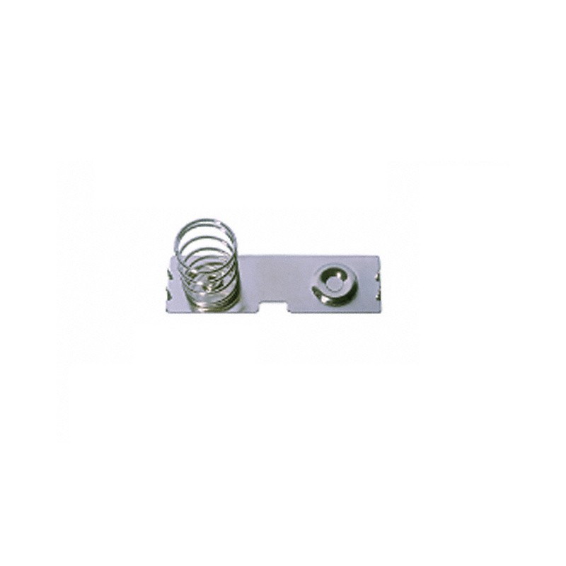 1 pcs : BK-874 - Battery Contact Spring and Solid Button D 2 Cell