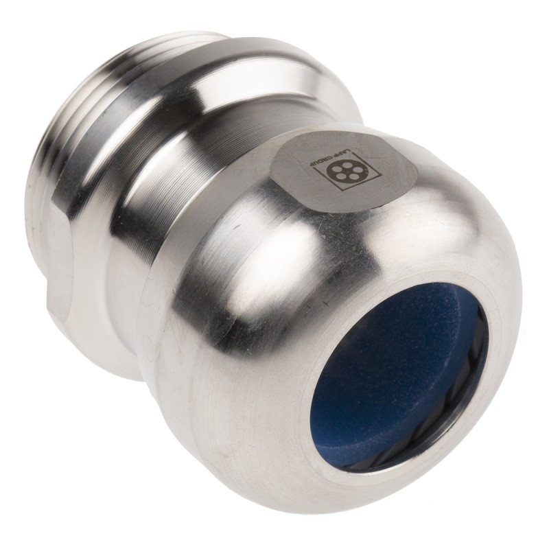 5 pcs - Lapp SKINTOP Series Metallic Stainless Steel Cable Gland, M32 Thread, 11mm Min, 21mm Max, IP68, IP69