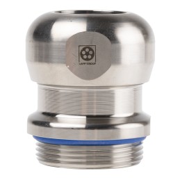 5 pcs - Lapp SKINTOP Series Metallic Stainless Steel Cable Gland, M32 Thread, 11mm Min, 21mm Max, IP68, IP69