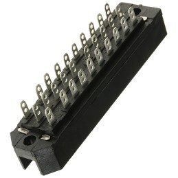 1 pcs - Telegartner J00042A0919, DIN 41622 Connector, Female, 30-Way, 3-Row, Solder, J000
