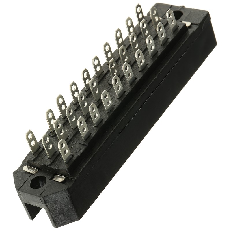 1 pcs - Telegartner J00042A0919, DIN 41622 Connector, Female, 30-Way, 3-Row, Solder, J000