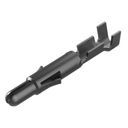 100 pcs - TE Connectivity Universal MATE-N-LOK Series Male Crimp Terminal, 24AWG Min, 18AWG Max