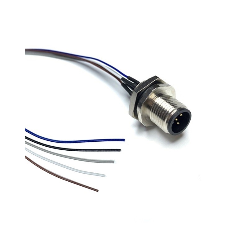 1 pcs : M12A-05PM0-UL24N05 - Cable Assembly 1.64' (500.00mm)