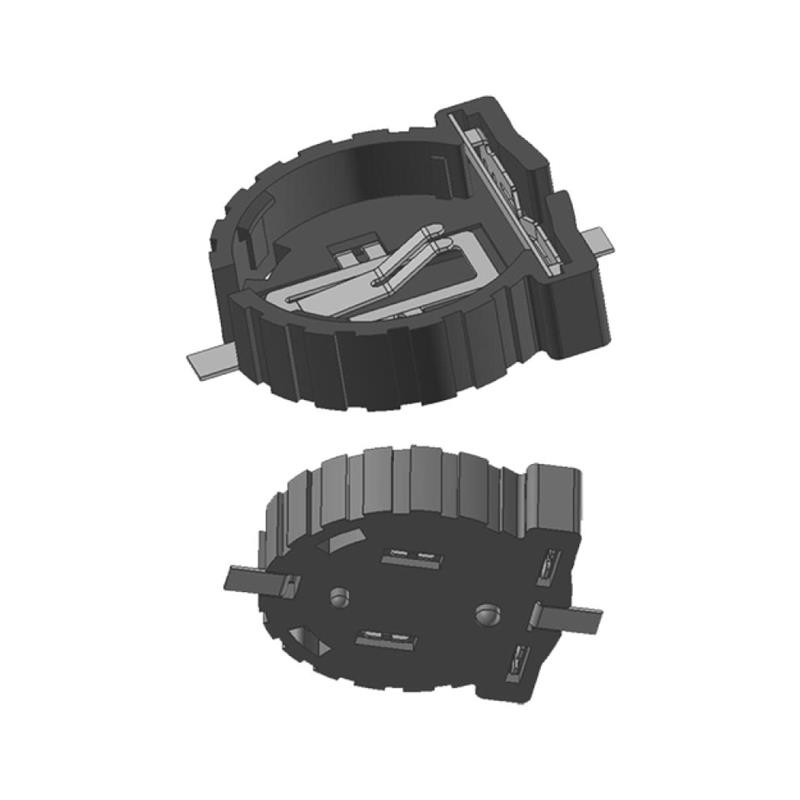 1 pcs : A-BAT-CH-C1-EA-ZSR1 - Battery Holder (Open) Coin, 12.0mm 1 Cell SMD (SMT) Tab