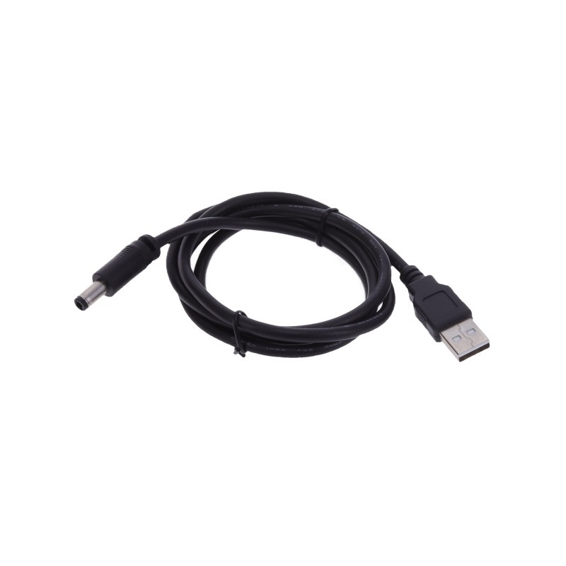 1 pcs : USBA1M0LCP-CHG(R) - Cable Assembly Barrel Jack - 2.5mm ID, 5.5mm OD to USB A Plug 3.28' (1.00m)