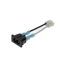 1 pcs : C810070M6VAR2(R) - Cable Assembly Rectangular 02 pos Socket to IEC 320-C8 0.20' (60.0mm)