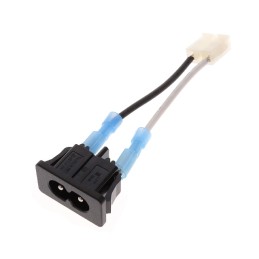 1 pcs : C810070M6MLX3(R) - Cable Assembly Rectangular 03 pos Socket to IEC 320-C8 0.20' (60.0mm)