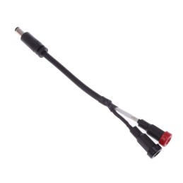 1 pcs : L0011850M1BANF(R) - Cable Assembly Barrel Jack - 2.5mm ID, 5.5mm OD to Banana Jacks (2) 0.50' (152.4mm)