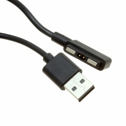 1 pcs : MAG2C2A11851MUSBA(R) - Cable Assembly USB A Male Plug to 2Pos Male Magnetic DC Connector 2.62' (800.0mm)