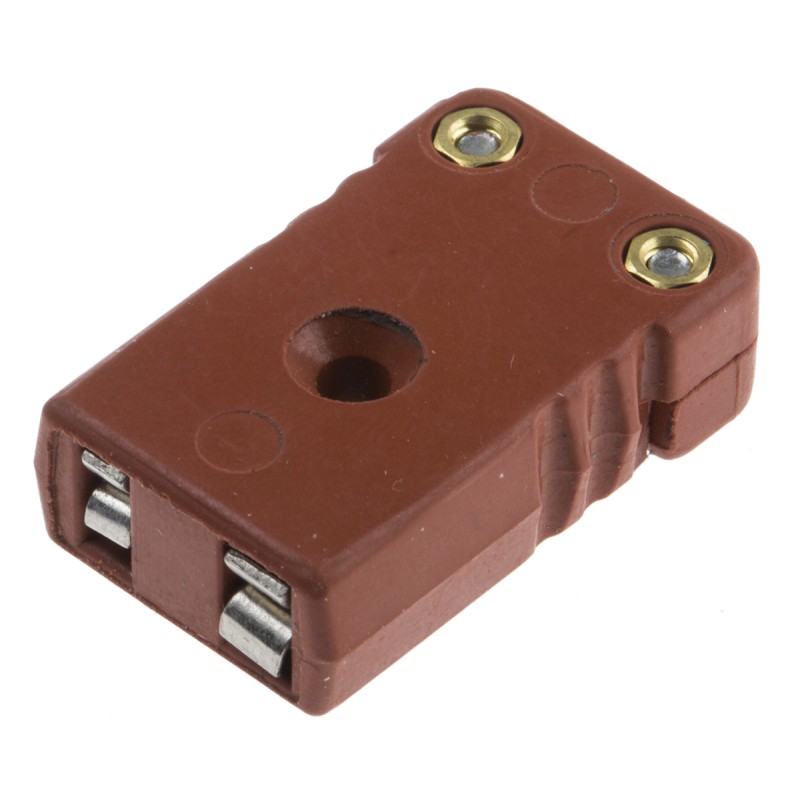 1 pcs - RS PRO High Temperature Thermocouple Connector for Use with Type K Thermocouple, Miniature Size, IEC Standard