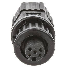 1 pcs - Amphenol Industrial Circular Connector, 5 Contacts, Panel Mount, Miniature Connector, Socket, Female, IP67, Ceres Series