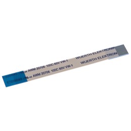 5 pcs - Wurth Elektronik 6877 Series FFC Ribbon Cable, 10-Way, 0.5mm Pitch, 50mm Length