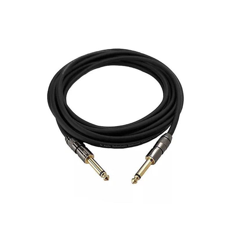 1 pcs : IO-IC109003-T2MBK - Cable Mono Phone Plug, 6.35mm (1/4', 0.25') To Phone Plug, 6.35mm (1/4', 0.25') 3.0' (91.44cm)