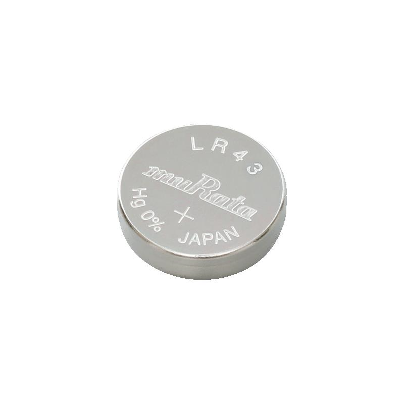 1 pcs : LR43 - Coin, 11.6mm Alkaline Manganese Dioxide 1.5 V Battery Non-Rechargeable