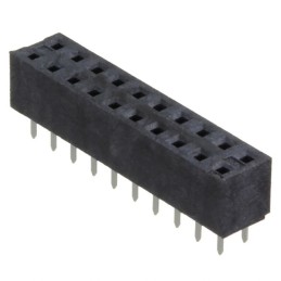 2 pcs - Molex 79107 Series Vertical Through Hole Mount PCB Connector, 20-Contact, 2-Row, 2mm Pitch, Solder Termination
