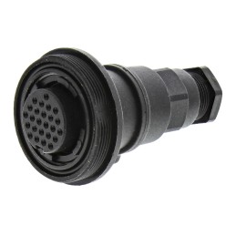 1 pcs - Bulgin Circular Connector, 25 Contacts, Cable Mount, Socket, Female, IP68, Standard Buccaneer Series