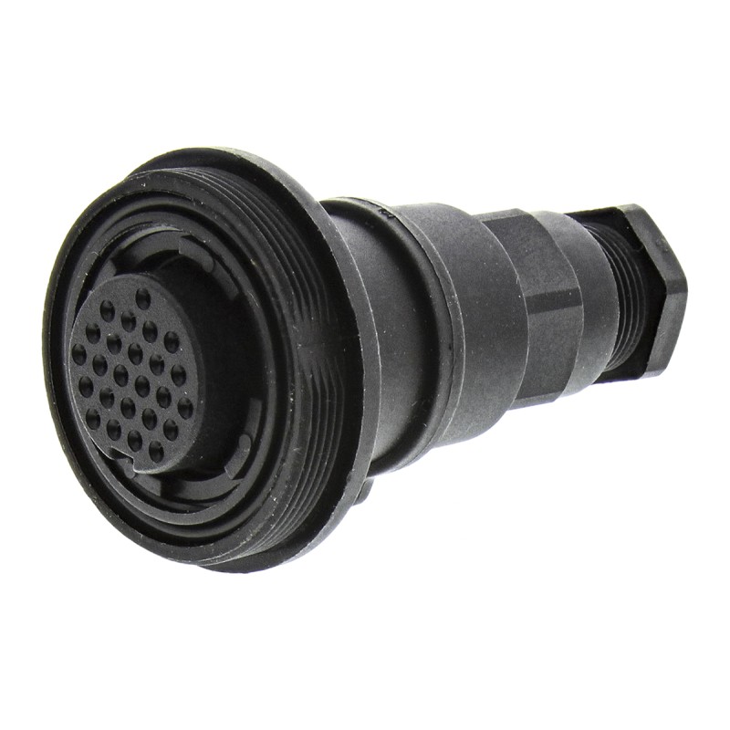 1 pcs - Bulgin Circular Connector, 25 Contacts, Cable Mount, Socket, Female, IP68, Standard Buccaneer Series