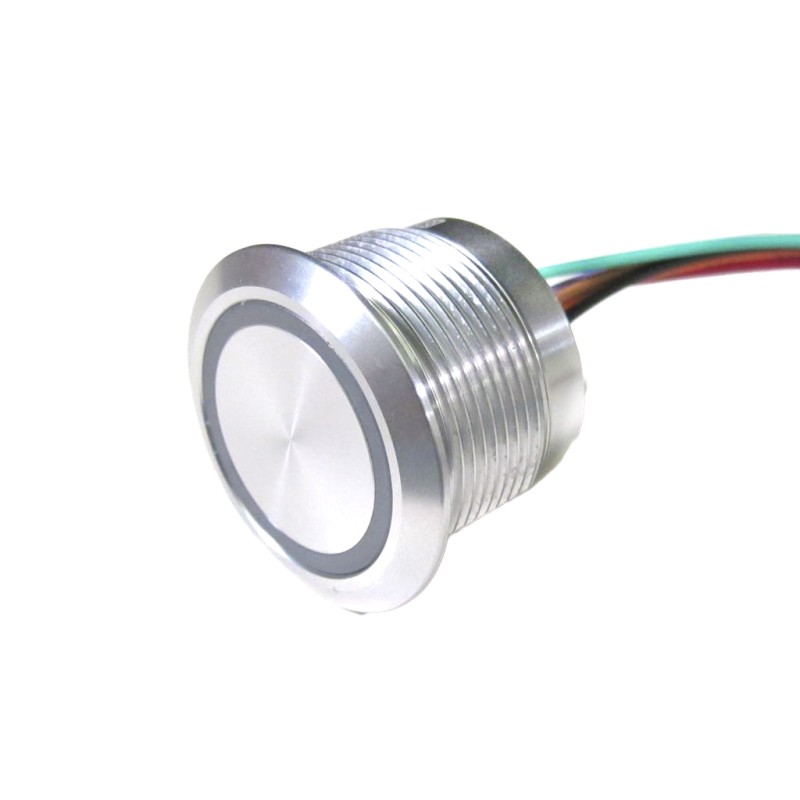 20 pcs - RS PRO Capacitive Switch Latching, Momentary,Illuminated, RGB, NPN, IP68