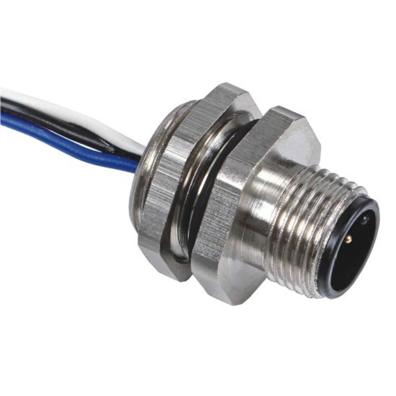 1 pcs - RS PRO Circular Connector, 5 Contacts, Panel Mount, M12 Connector, Plug, Male, IP67