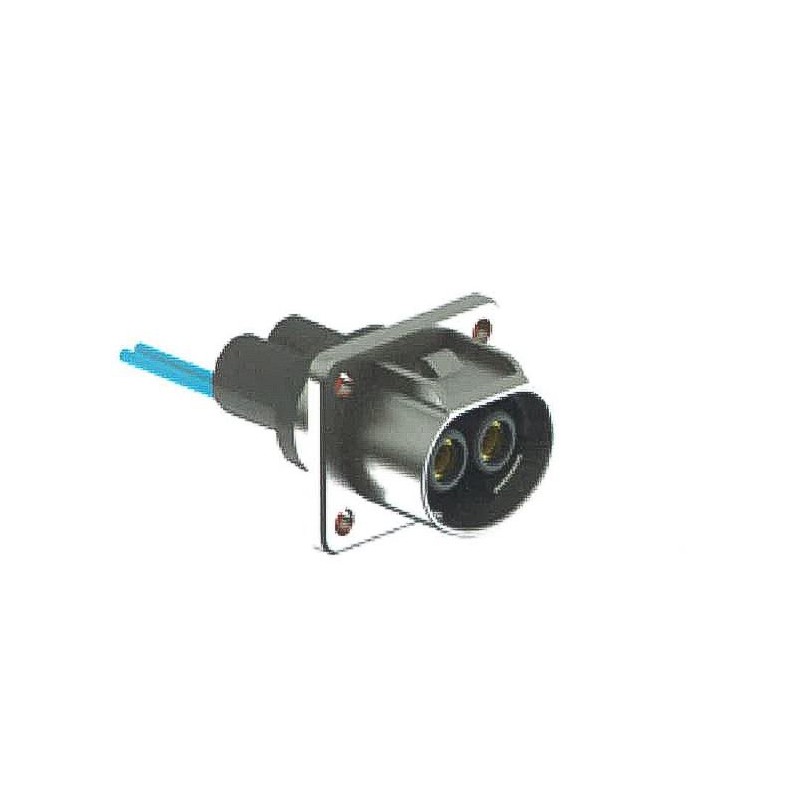 1 pcs - Amphenol Powerlok Connector, 2 Way, 60A, Male, PL082X, Cable Mount, 1.0 kV
