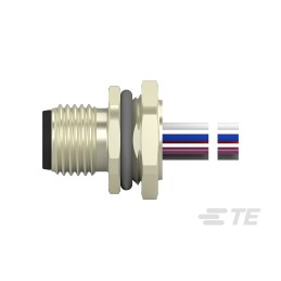 1 pcs - TE Connectivity Circular Connector, 8 Contacts, Front Mount, M12 Connector, Plug, Male, IP67