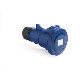 1 pcs - RS PRO IP67 Blue Cable Mount 2P + E Industrial Power Socket, Rated At 16A, 200 - 250 V