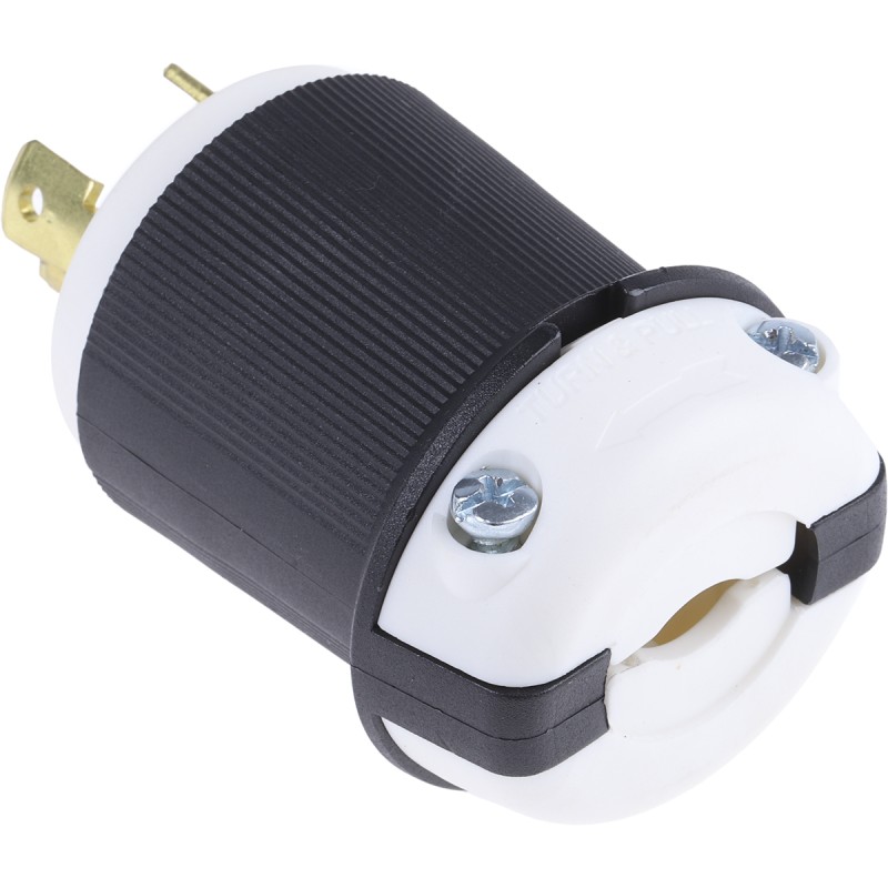 1 pcs - RS PRO USA Mains Plug, 30A, Cable Mount, 250 V