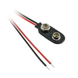 1 pcs : BS6I - Battery Connector, Snap 9V 1 Cell Wire Leads - 6' (152.4mm)