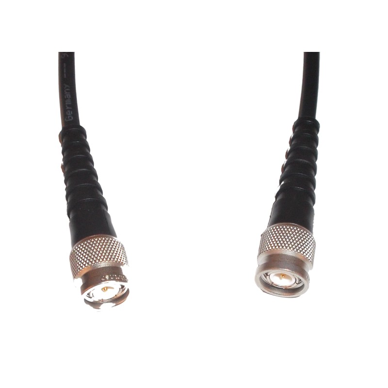 1 pcs - Telegartner Male TNC to Male TNC Coaxial Cable, 500mm, RG58 Coaxial, Terminated