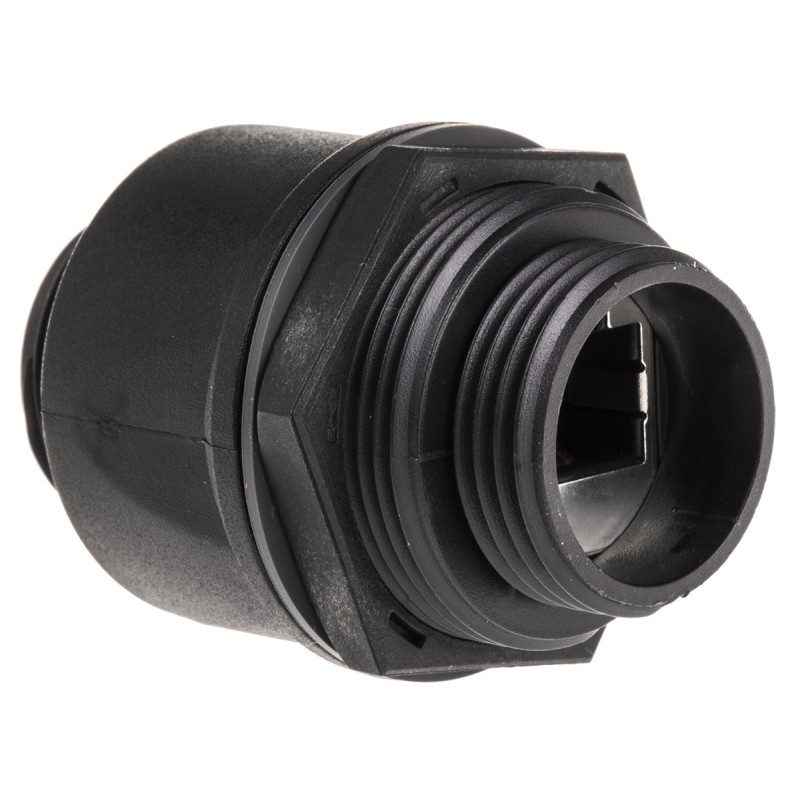 1 pcs - Amphenol Industrial RDP Series Female RJ45 Connector, Panel Mount