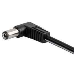 1 pcs : 4840.5211 - Cable Assembly 2.5mm ID, 5.5mm OD Plug, Right Angle to Wire Leads Round 5.9' (1.80m)