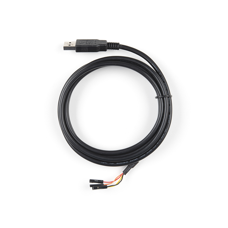 1 pcs : CAB-17831 - Cable Assembly USB A Male Plug to Cable (Round) with Jumper Sockets (4)