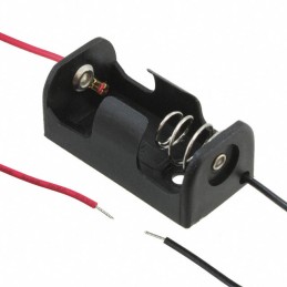 1 pcs : 2486 - Battery Holder (Open) Multiple 1 Cell Wire Leads - 6' (152.4mm)