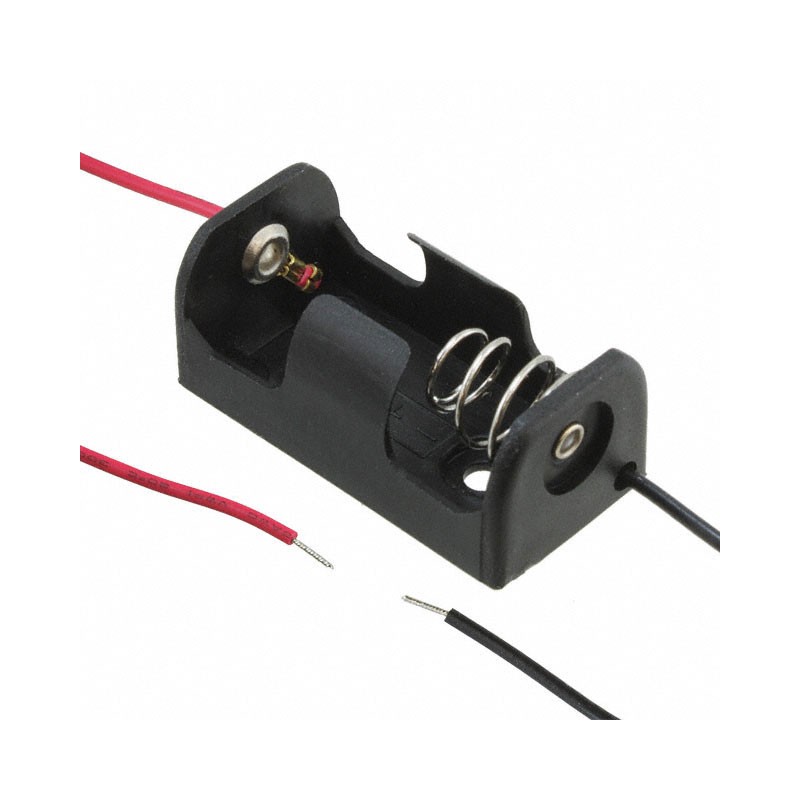 1 pcs : 2486 - Battery Holder (Open) Multiple 1 Cell Wire Leads - 6' (152.4mm)