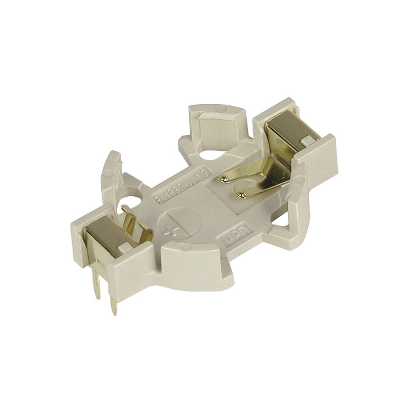 1 pcs : BU1632-JJ-1-G - Battery Holder (Open) Coin, 16.0mm 1 Cell PC Pin