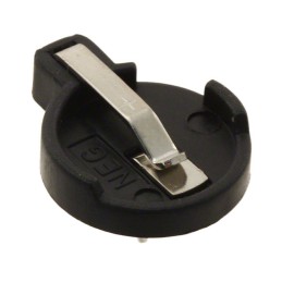 1 pcs : BH501 - Battery Holder (Open) Coin, 12.0mm 1 Cell PC Pin