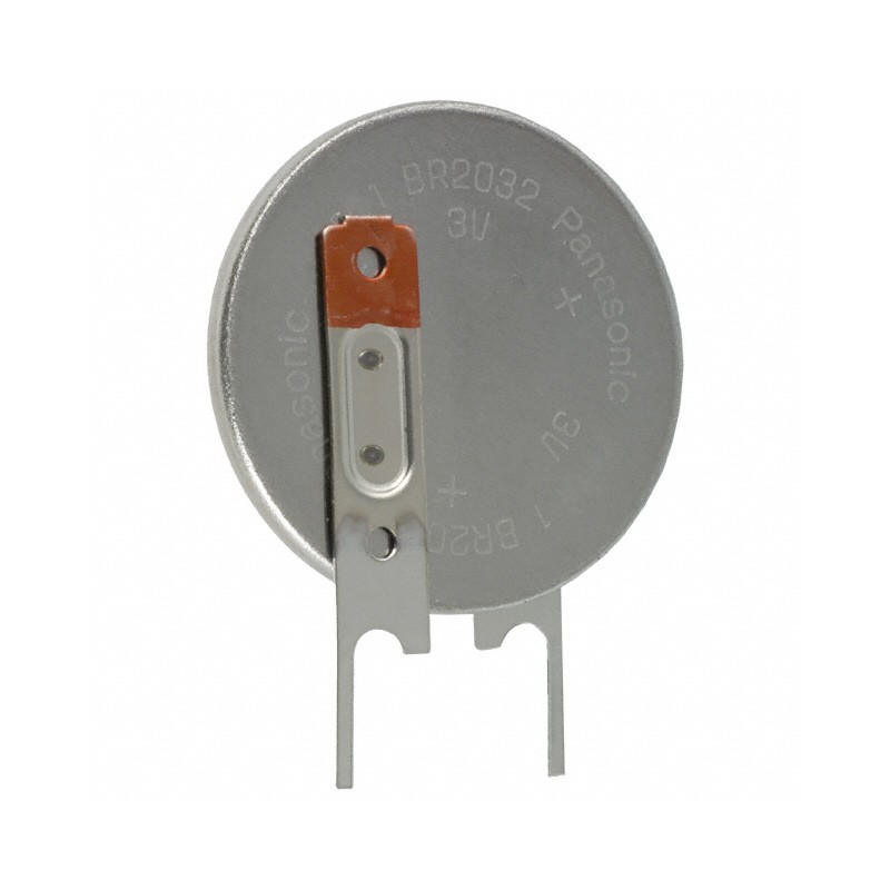 1 pcs : BR-2032/VBN - Coin, 20.0mm Lithium Poly-Carbon Monofluoride 3 V Battery Non-Rechargeable