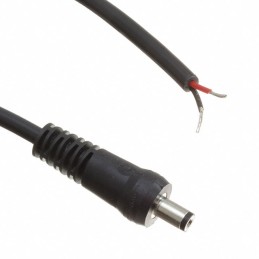 1 pcs : CA76007984 - Cable Assembly 2.5mm ID, 5.5mm OD Plug to Wire Leads Round 6.6' (2.00m)