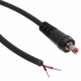 1 pcs : CA76207984 - Cable Assembly 2.1mm ID, 5.5mm OD Plug to Wire Leads Round 6.6' (2.00m)