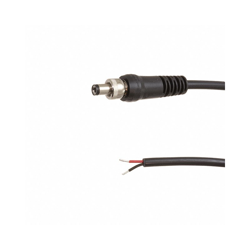 1 pcs : CA760K07984 - Cable Assembly 2.5mm ID, 5.5mm OD Plug to Wire Leads Round 6.6' (2.00m)