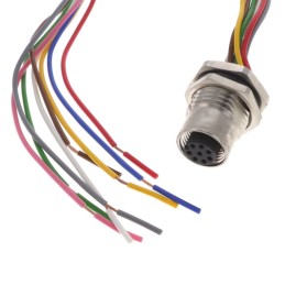 1 pcs : ALBKF12-FPBR8-P2 - Cable Assembly 0.66' (200.00mm)