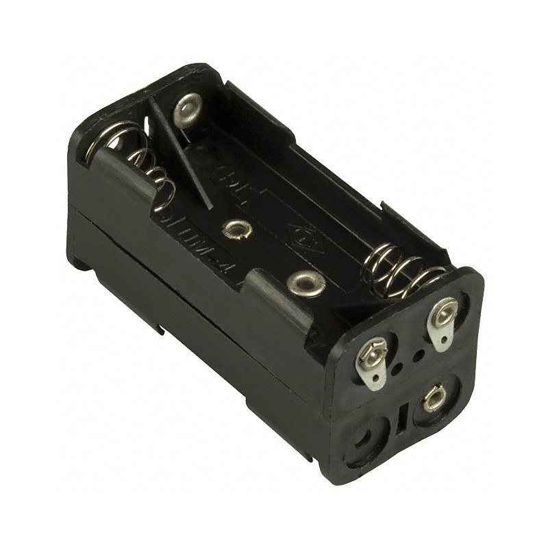 1 pcs : BH24AAAL - Battery Holder (Open) AAA 4 Cell Solder Lug