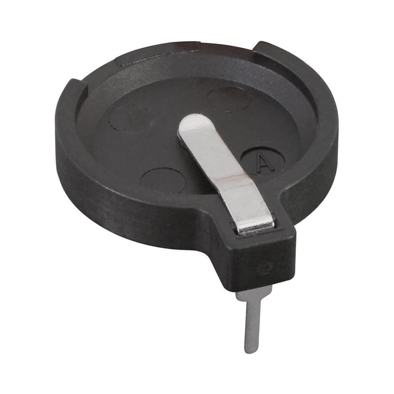 1 pcs : BAT-HLD-011-THM - Battery Holder (Open) Coin, 16.0mm 1 Cell PC Pin