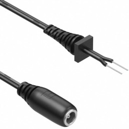 1 pcs : 10-02963 - Cable Assembly 2.1mm ID, 5.5mm OD Jack to Wire Leads Flat 6.0' (1.83m)