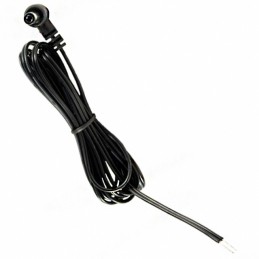 1 pcs : 10-01061 - Cable Assembly 2.5mm ID, 5.5mm OD Plug, Right Angle to Wire Leads Flat 6.0' (1.83m)