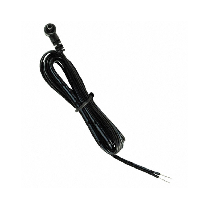 1 pcs : 10-01072 - Cable Assembly 1.35mm ID, 3.5mm OD Plug, Right Angle to Wire Leads Flat 6.0' (1.83m)