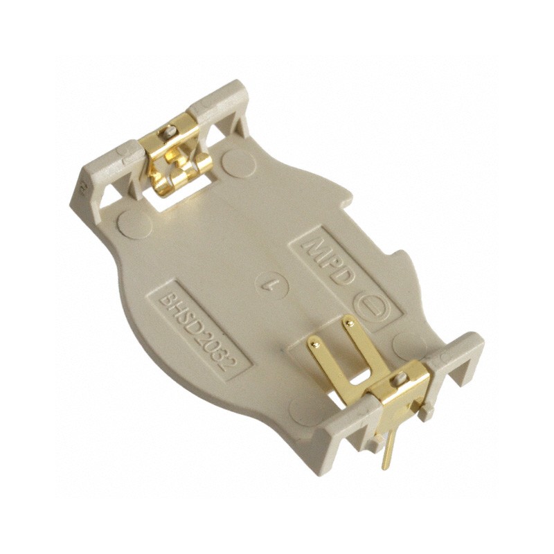1 pcs : BHSD-2032-PC - Battery Holder (Open, Cover Required) Coin, 20.0mm 1 Cell PC Pin