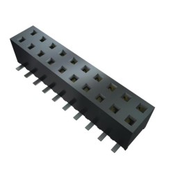 2 pcs - Samtec MMS Series Vertical Surface Mount PCB Socket, 8-Contact, 2-Row, 2mm Pitch, Through Hole Termination