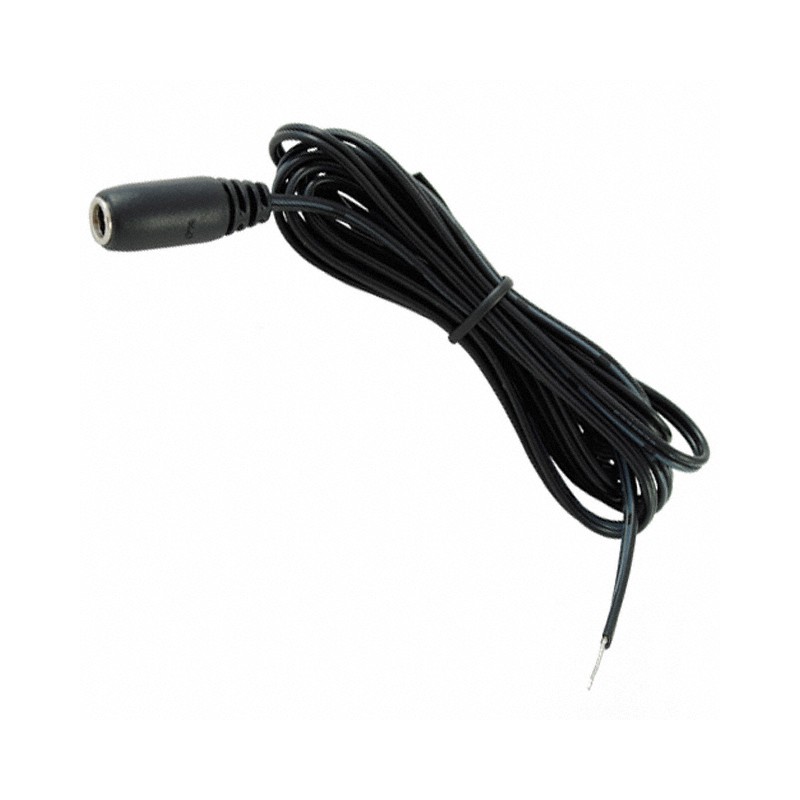 1 pcs : 10-01093 - Cable Assembly 2.1mm ID, 5.5mm OD Jack to Wire Leads Flat 6.0' (1.83m)